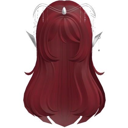 Red Elf Fantasy Queen Hair Tiara