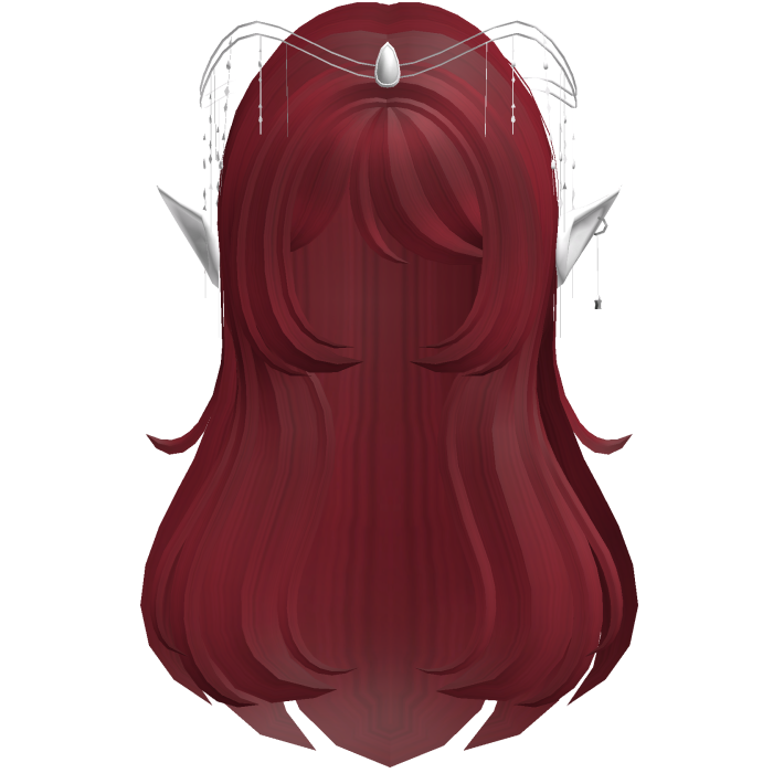 Red Elf Fantasy Queen Hair Tiara