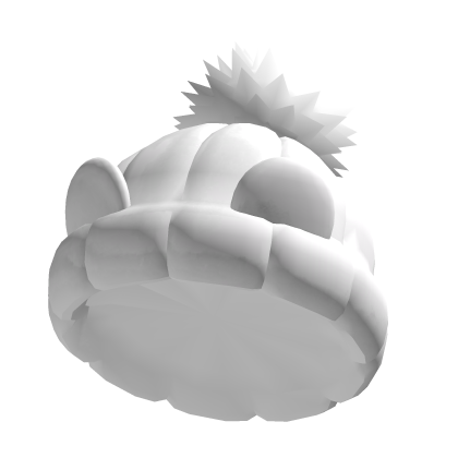 ⋆｡˚ ❆ white winter bear beanie Roblox item
