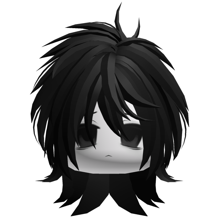 Messy Bob Emo Moe Face