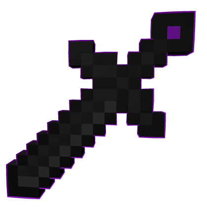Obsidian Void Pixel Sword