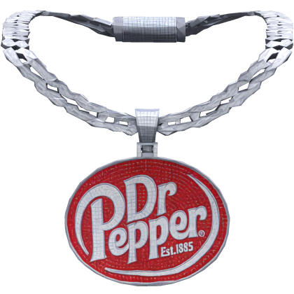 Iced Out Dr. Pepper Soda Chain 1.0 Roblox item