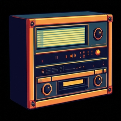 Retro Cassette Deck Player (K7)  preview 1