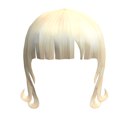 🎀 cute kawaii gyaru light blonde bangs 🎀☆ﾟ⋆｡ Roblox item