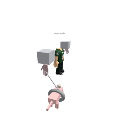 bingus potato with hands