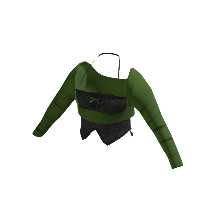 [fendudu]Soft Angel Top(dark green)