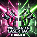 Pink VS Green Laser Tag