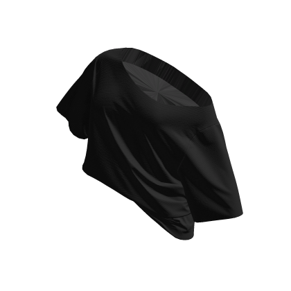 ☆ Black off-shoulders baggy shirt