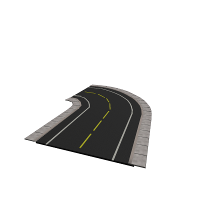 Road with Right Curve