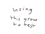 Private testing group used for priv testing things