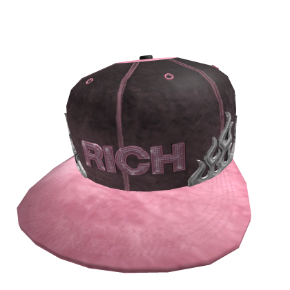 Pink Rich Flames Hat Roblox item