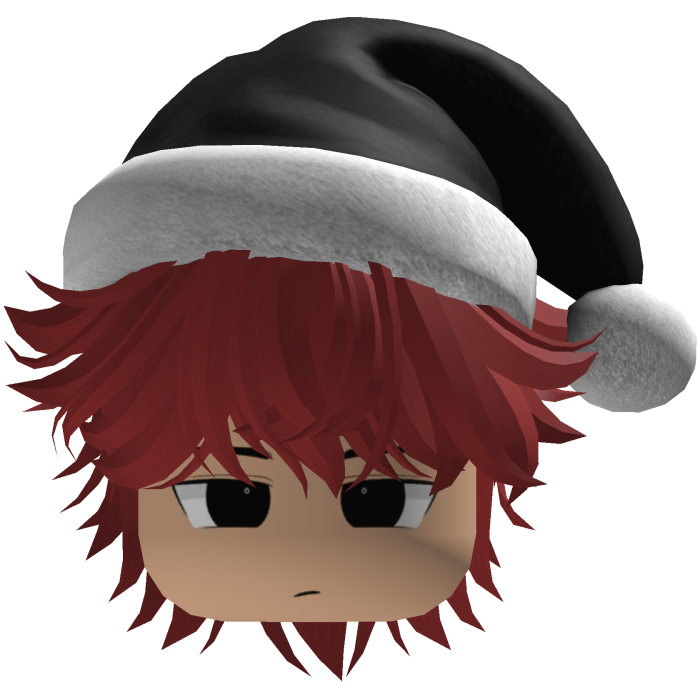 Beautiful hair emo y2k Christmas beret (Red)