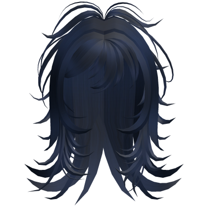 Emo Shaggy Layered Hair (Blue)