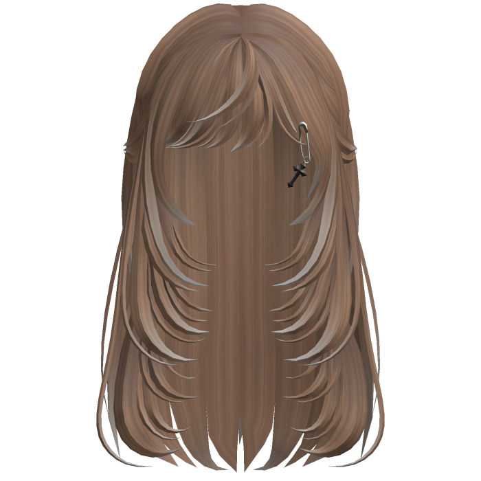 Long Layered Side Bang Hair - Blonde