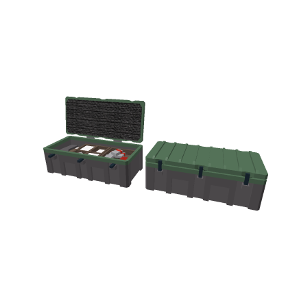 military foot locked opened and closed variants