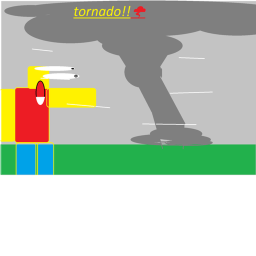 tornado but in the endless grass..(beta)