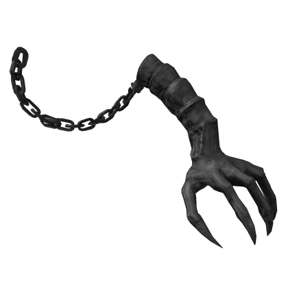 Black Horror Chained Claw Back Hand Roblox item
