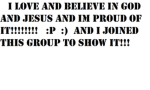 Belivers in God