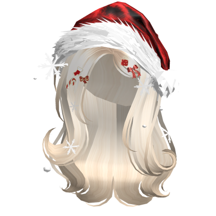 Shy Gentle Swirls w/Santa Hat (Yellow)