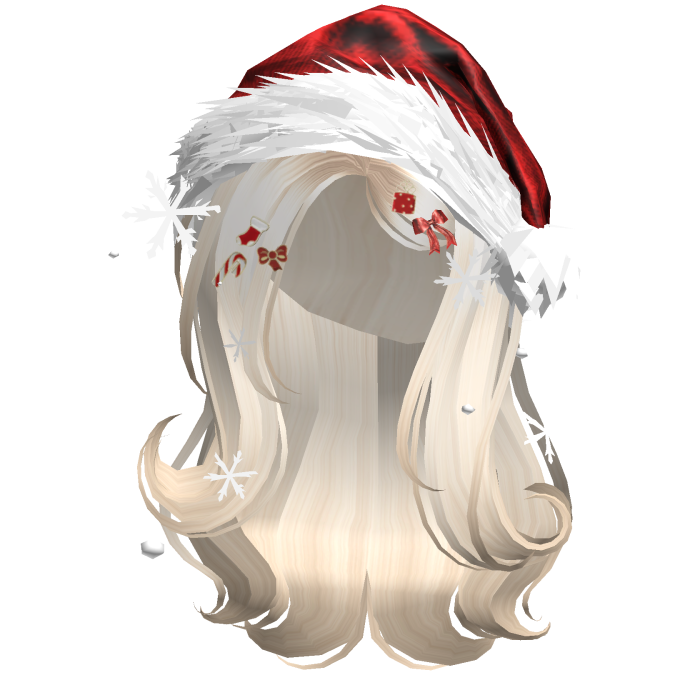Shy Gentle Swirls w/Santa Hat (Yellow)