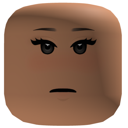 Nougat Diamond of the Realm Face with Black Eyes Roblox item