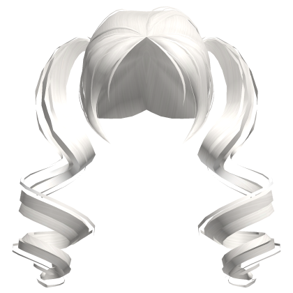 White Blonde Twintails Roblox item