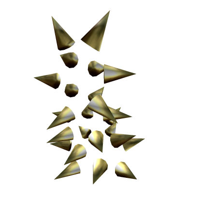 Gunslinger [Left Arm R6] Gold Spikes Roblox item