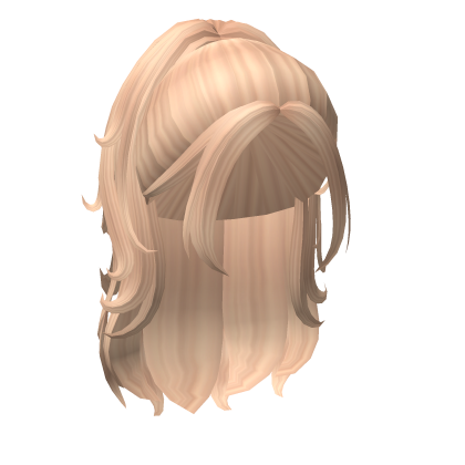 Wavy High Ponytail Hair in Blonde Roblox item