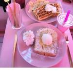 Pink Waffles