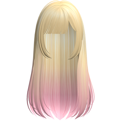 marin kitagawa blonde pink ombre anime hair Roblox item