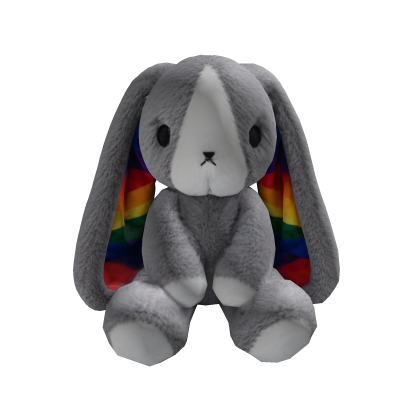LGBTQ Pride Rabbit Plush [Back] Roblox item