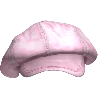 Tilted Newspaper Academia Cap (Pink) Roblox item