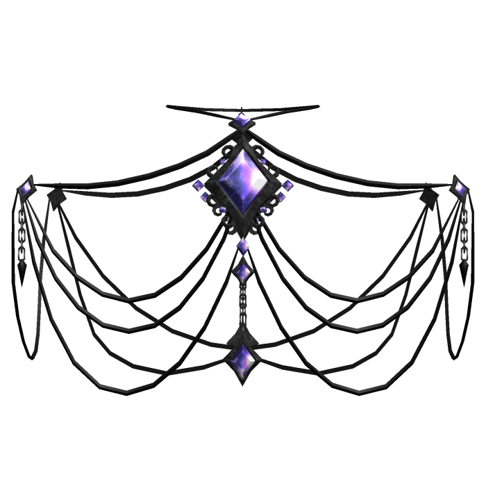 Purple Gemstone Gothic Chain 3.0