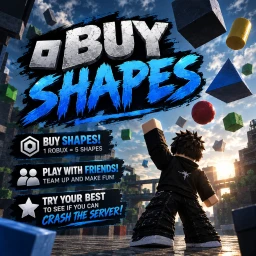 1 Robux = 5 Shapes icon
