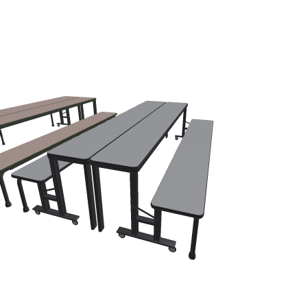 Prison Cafeteria Table Set