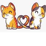 Cute twin cats