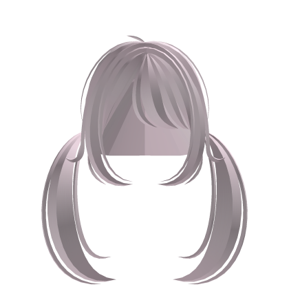 ♡ eepy cute messy low pigtails pink Roblox item