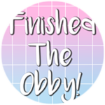 Finished the obby