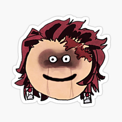 Cursed Emoji Tanjiro Roblox decal