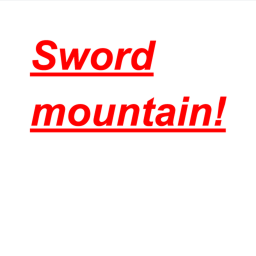 sword mountain (first release)