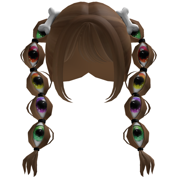 Halloween Spooky Creepy Pigtails (Brown) 🎃