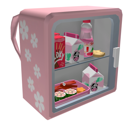 Pink Back Snack Fridge Roblox item