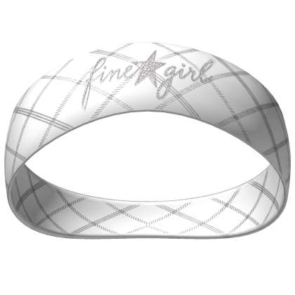 𝓓 | so 2000s white headband Roblox item