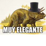 dinosaurio elegante