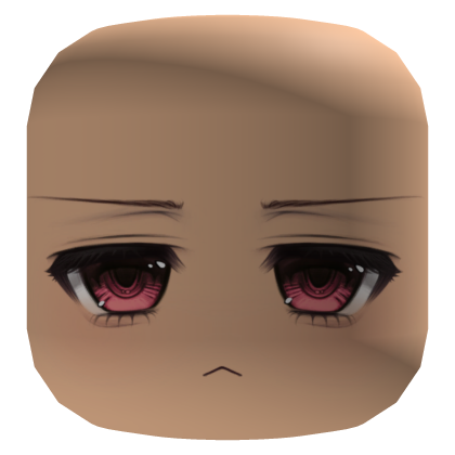 Kawaii Sleepy Eyes Face