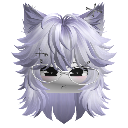 Moe Furry Wolfcut (Light Purple)