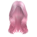 ♡ cute pink lush wavy hair