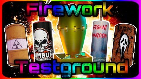 🧨Campo de pruebas de fuegos artificiales! [BETA] 