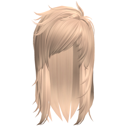 Scene Messy Long Hair (Blonde) Roblox item