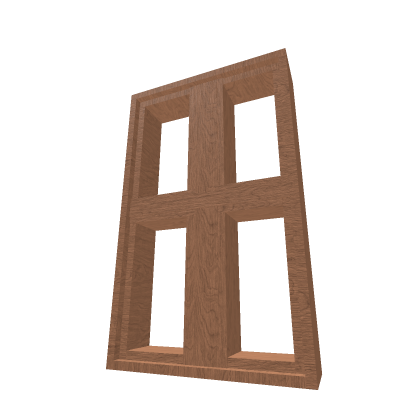 Ugly window frame.